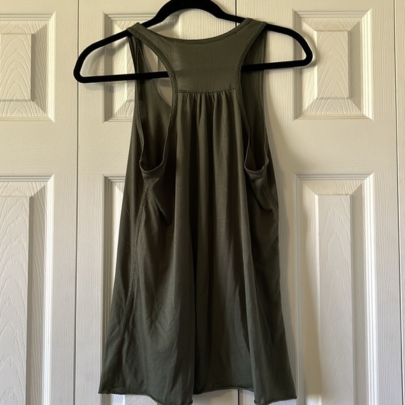 Long army green Outsider tank - Picture 5 of 5